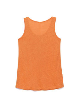 CONTE Легкий льняной топ LD 920 apricot orange