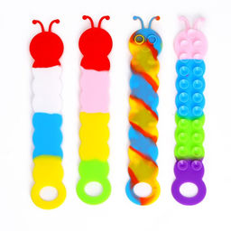 Развивающая игрушка Гусеница с присосками, МИКС - Simaland фото 3