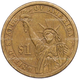 Монета 1 доллар 2010 года (Р) США 13-й президент США Миллард Филлмор