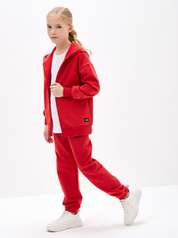 Красная толстовка для девочки - Kogankids фото 32