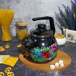 Чайник для плиты 3,0л сф.со св. "Каталина" мокр.асф. 1RC12