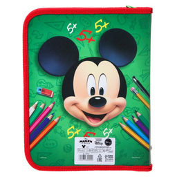 Папка пластиковая для тетрадей А5, на молнии, Микки Маус - Disney фото 3