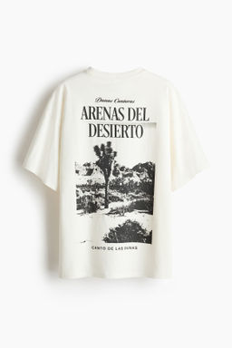 Camiseta oversize con motivo estampado - H&m фото 12
