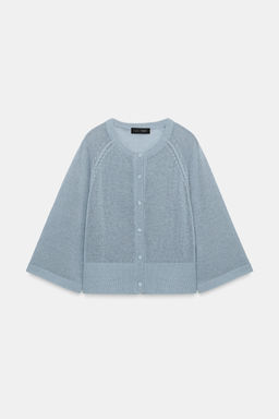 CHAQUETA R?STICA PUNTO / Gris azul - Zara фото 8