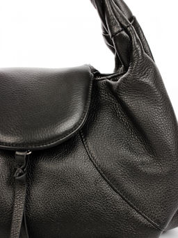 LACCOMA сумка АУ4748-черный натуральная кожа  фото 3