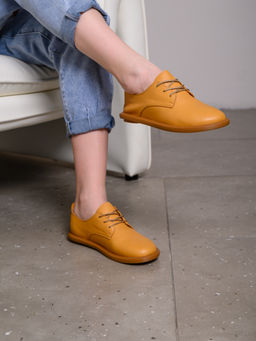 Туфли 181.ОКСЕbr.Лион тыква+коричневый