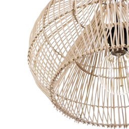 Светильник потолочный из ротанга «Руди», 1×120 Вт, Е27, 60×60×30 см
