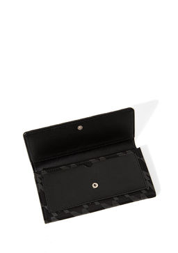 M Logo Bask?l? Siyah Cuzdan - Mavi фото 3