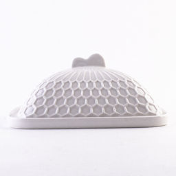 60030 Масленка с крышкой 18х3х8 фарфор LR (х24) - Mayer&boch фото 2