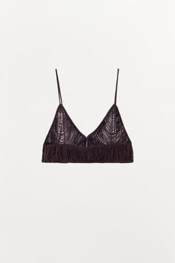 MINI TOP WITH FRINGING - Zara фото 9