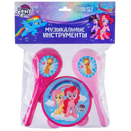 Музыкальные инструменты Маракасы и бубен My little pony, 3 предмета - Hasbro фото 6