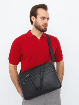 Портфель 8196-8QH black Heanbag