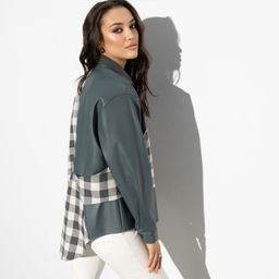 Рубашка Модная импровизация (грэй) - Charutti фото 4