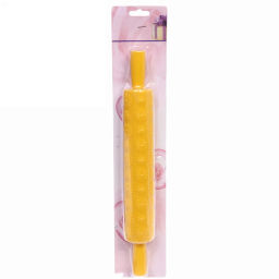 Цена за 2 шт. Скалка пластмассовая фигурная "Ромашки" 37*5см