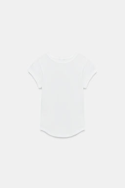 CAMISETA RIB MANGA CORTA / Blanco - Zara фото 7