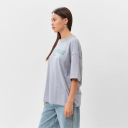 Футболка женская MIST Peace, размер 48-50, серая