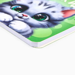 Подарочный набор блокнот 48 листов + ручка «Котик»