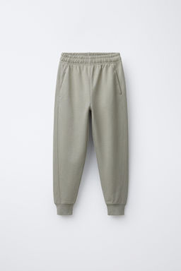 EMBOSSED TEXT INTERLOCK HOODIE AND JOGGERS SET - Zara фото 12