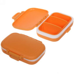 Цена за 5 шт. Таблетница - органайзер "ИДЕЯДОМА", 3 ячейки, 8*6.5*2.2см