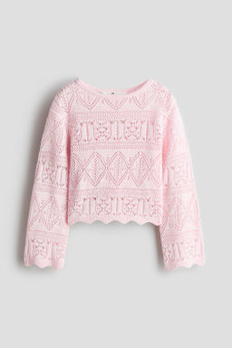 Jersey efecto crochet