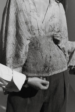 ZW COLLECTION PRINTED TOP - Zara фото 5