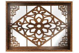 Поднос 39,5*29,5*4,5 см, прямоугольный Узор, коричневый - Elan gallery фото 6