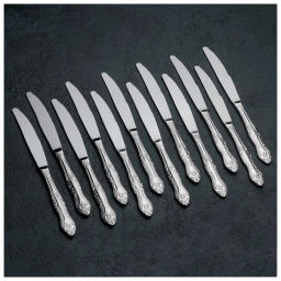 Упаковка 12шт. / Нож столовый М-3 Тройка СН-20/56 г. Павлово /ПЗХМ/  фото 3