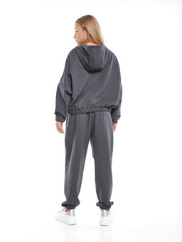 Комплект спортивный для девочки 22-7648 графит - Mini maxi фото 3