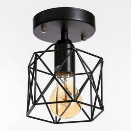 Люстра «Сеть» 1×40 Вт Е27 черный 13×13×17 см BayerLux