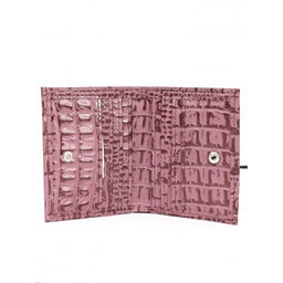 Портмоне женское Croco-ПР-905 натуральная кожа 2 отд, 8 карм, ирис кайман (252) 264812  фото 3
