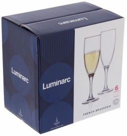 Набор фужеров для шампанского ФРЕНЧ БРАССЕРИ 6шт 170мл арт.H9452 /Люминарк/ - Luminarc фото 8
