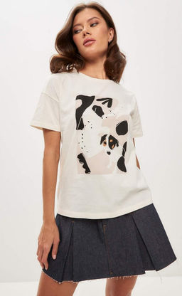 Футболка F412-06-804 milk - Fine joyce фото 8