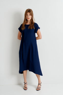 Платье из вискозы Bella (Цвет: Темно-синий) - Morozov Amavie фото 2