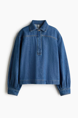 Camisa popover en denim - H&m фото 2