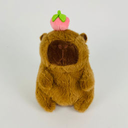 Мягкая игрушка Капибара с ягодой 22 см (арт. YE240618-6) - Storyland фото 17