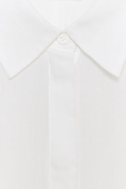 CAMISA FLUIDA OVERSIZE ZW COLLECTION / Blanco - Zara фото 8