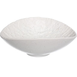 Салатница керамическая "Perfetto" 19,3*15,7*7см фактурный узор, белая