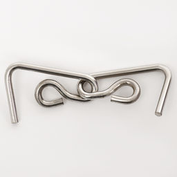 Цена за 3 шт. Головоломка металлическая «Умные гвозди» №13, на блистере