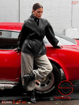 Кожаная куртка женская