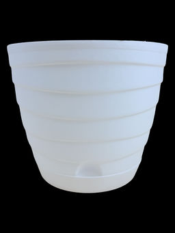 Цена за 2 шт. Горшок для цветов 3,7л Бриз белый