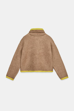 CONTRASTING TRIM CARDIGAN - Zara фото 8