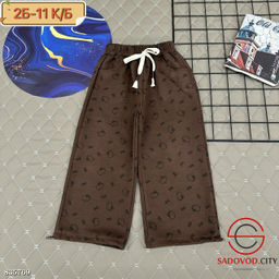 Штаны для девочки с принтом