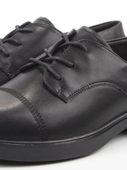 03-M47-68 BLACK Полуботинки женские (натуральная кожа)