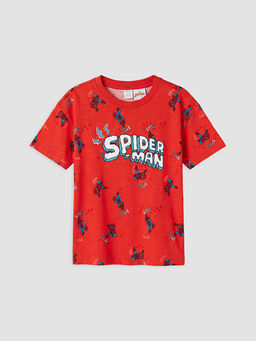 Spider-Man Bask?l? Erkek ?ocuk ?ortlu Pijama Tak?m?