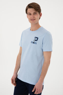 Erkek Bisiklet Yaka A__k Mavi Ti__rt Sepette S_rpriz _ndirim - U.s. polo assn фото 3