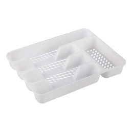 Лоток для столовых приборов п/эт. "Капелька" (белый)