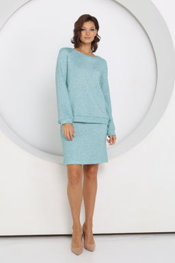 Свитшот из евроангоры с люрексом - Looklikecat фото 2