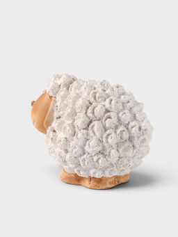 Фигурка декоративная «Кудрявая овечка», полистоун, 10.7×6.5×7.5 см