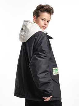 Куртка для мальчика утепленная 33-8215 черный