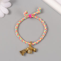 Браслет - талисман фэншуй «Косичка. Веник и совок», набор 5 шт., регулируемая длина